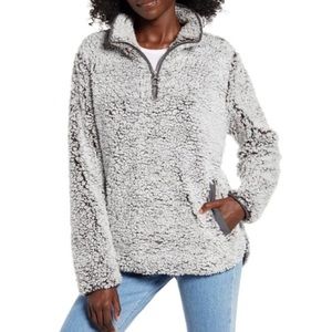 Thread & Supply Wubby Fleece Pullover, Grey, XS
